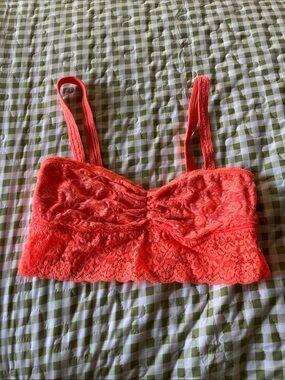 Gilly Hicks Coral Lace Bralette